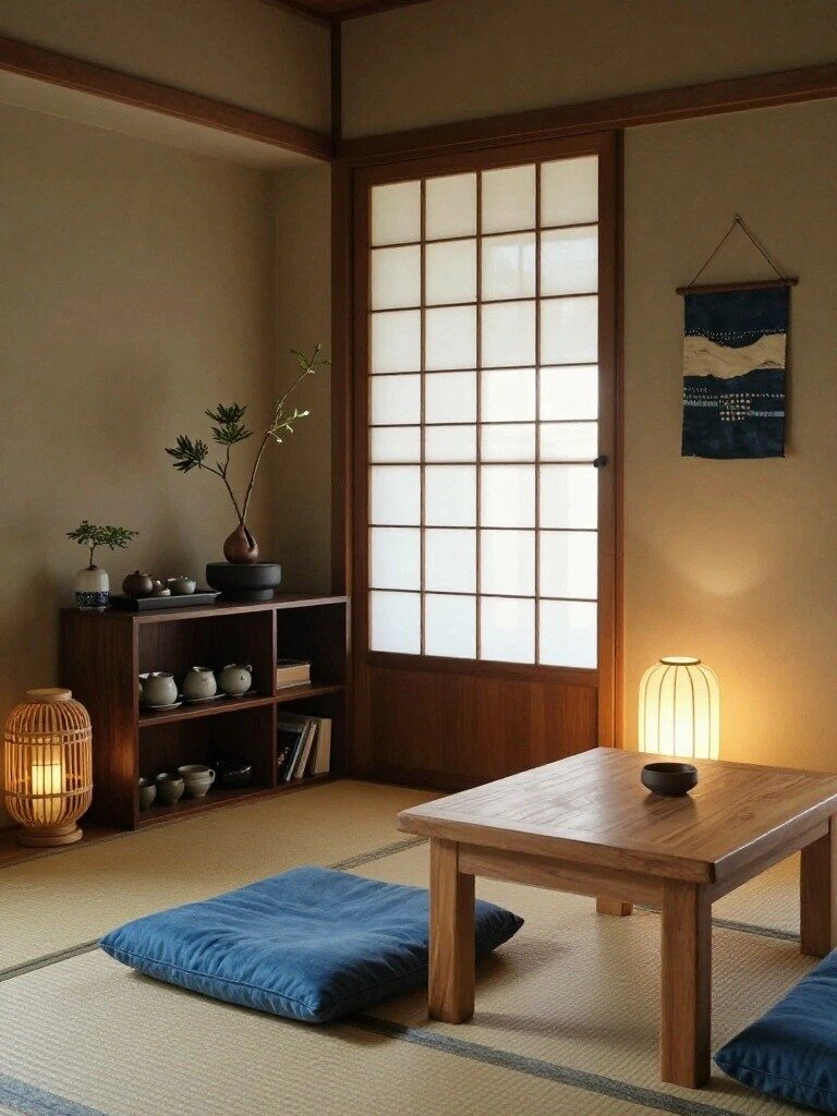 Tatami Mats for Small Room Calm