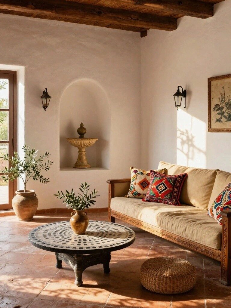 Terracotta Floors Add Rustic Warmth