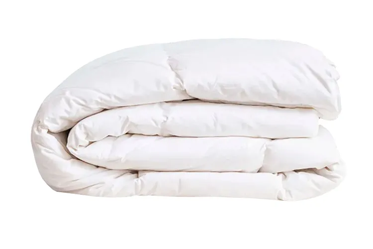 Naturepedic down insert comforter with organic cotton shell