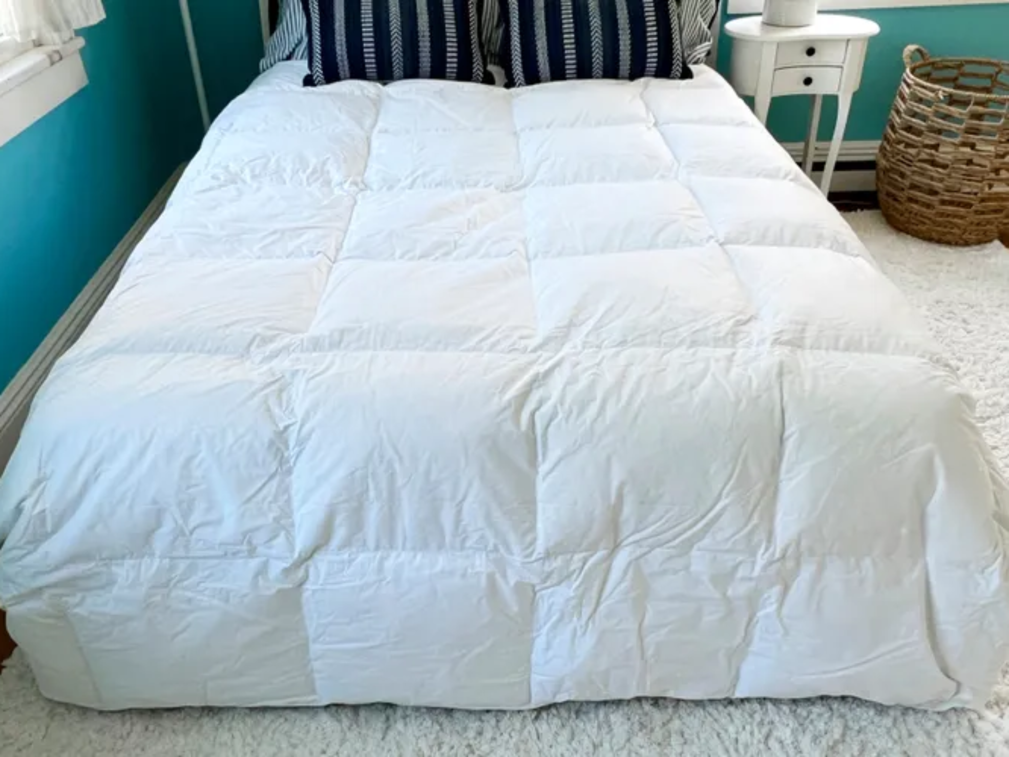 home-white goose down comforter sara luck