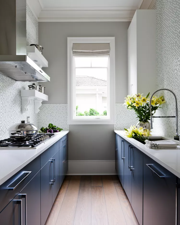 14 Small Galley Kitchen Ideas to Maximize a Tight Space -10 Detailed Minimalism