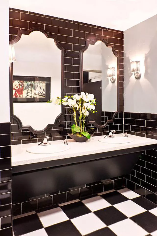 Black Bathroom Ideas for a Chic, Moody Space-Make It Contemporary