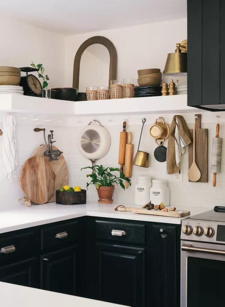 14 Small Galley Kitchen Ideas to Maximize a Tight Space -14 Peg Rail for the Win