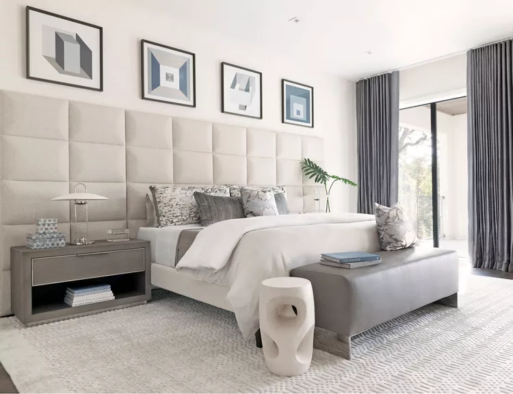 Gray and White Bedroom Ideas for a Timeless, Calming Space-16 Prioritize Form and Function