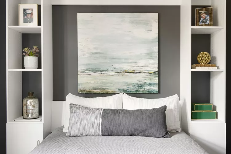 Gray and White Bedroom Ideas for a Timeless, Calming Space-04 Mix Gray Tones Within Your Space