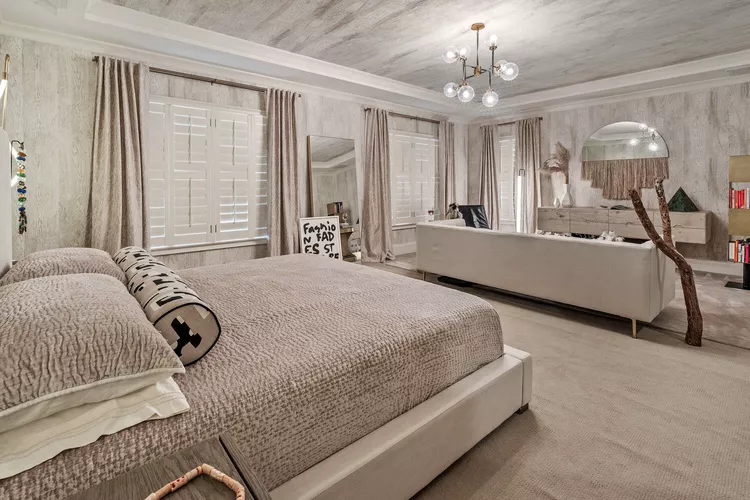 Gray and White Bedroom Ideas for a Timeless, Calming Space-21 Make It Chic and Comfy