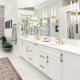 25 White and Gold Bathroom Ideas for a Luxe Look