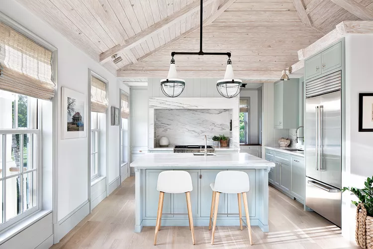 Minimalist Kitchen Ideas for a Simple, Stylish Space -Mixing Materials in a Minimalist Kitchen