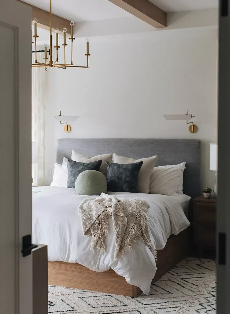 Gray and White Bedroom Ideas for a Timeless, Calming Space-25 Try a Few New Textures