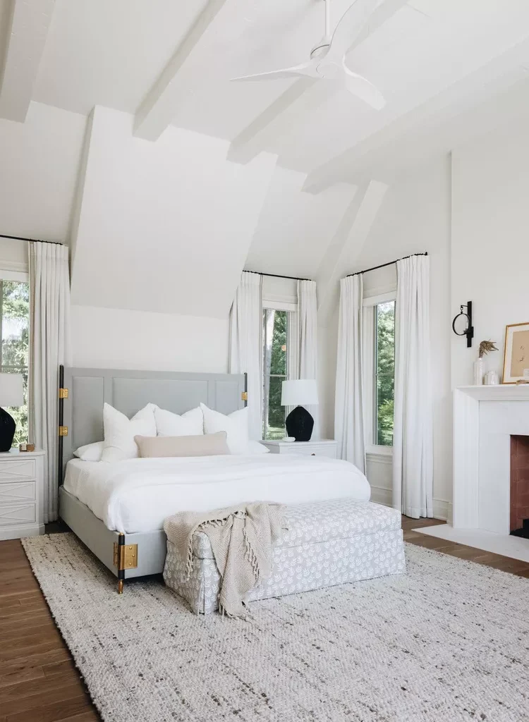 Gray and White Bedroom Ideas for a Timeless, Calming Space-28 Try an Off the Beaten Path Shade of Gray