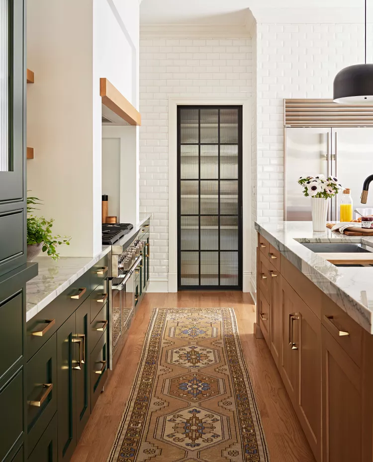 Mix Cabinet Colors and Styles