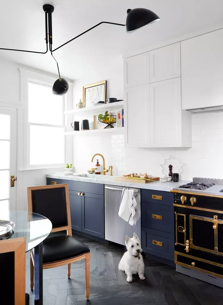 14 Small Galley Kitchen Ideas to Maximize a Tight Space -06 Modernized Decor and Design