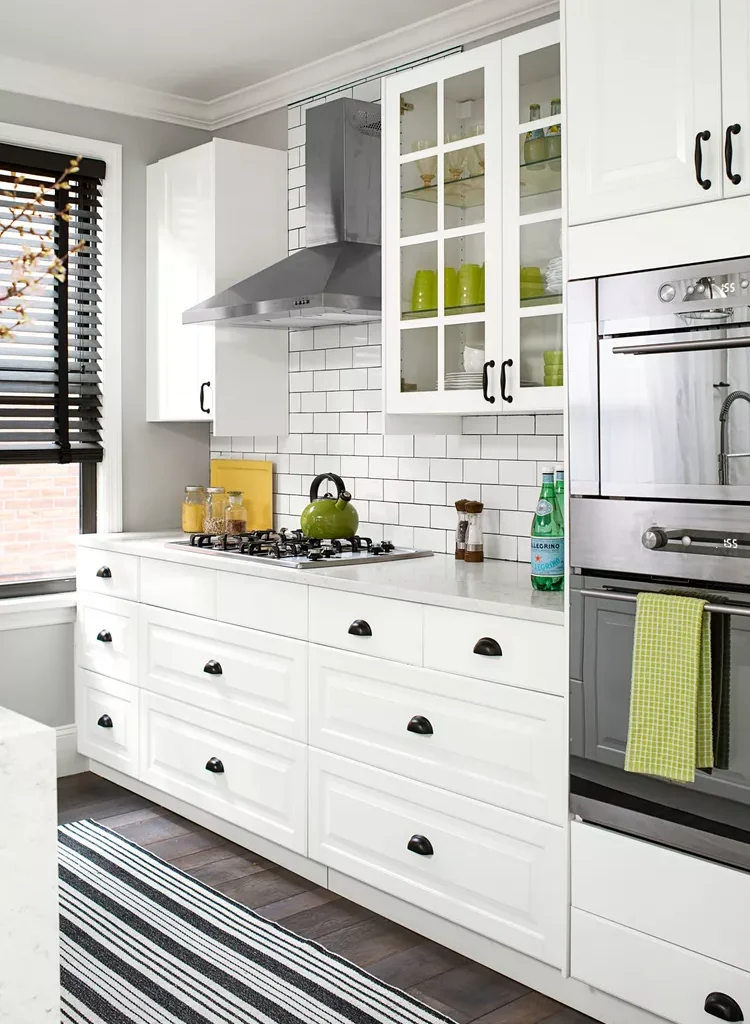 14 Small Galley Kitchen Ideas to Maximize a Tight Space -09 Monochromatic Palette
