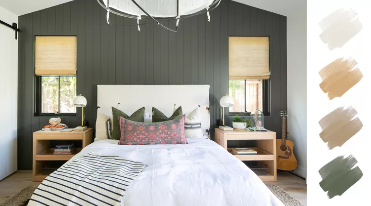 Gray-Green + White + Wood