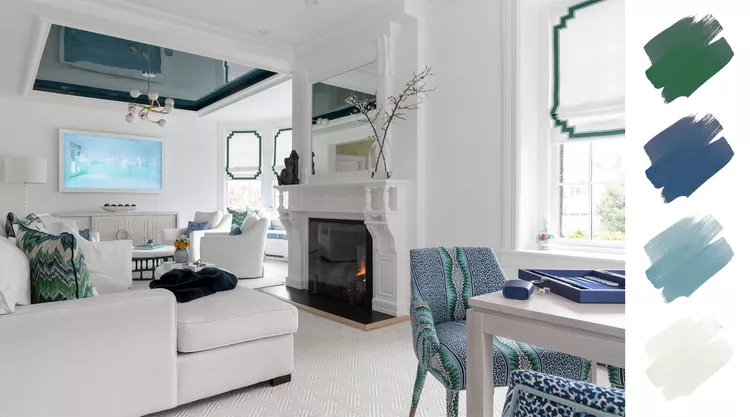 White + Green + Blue